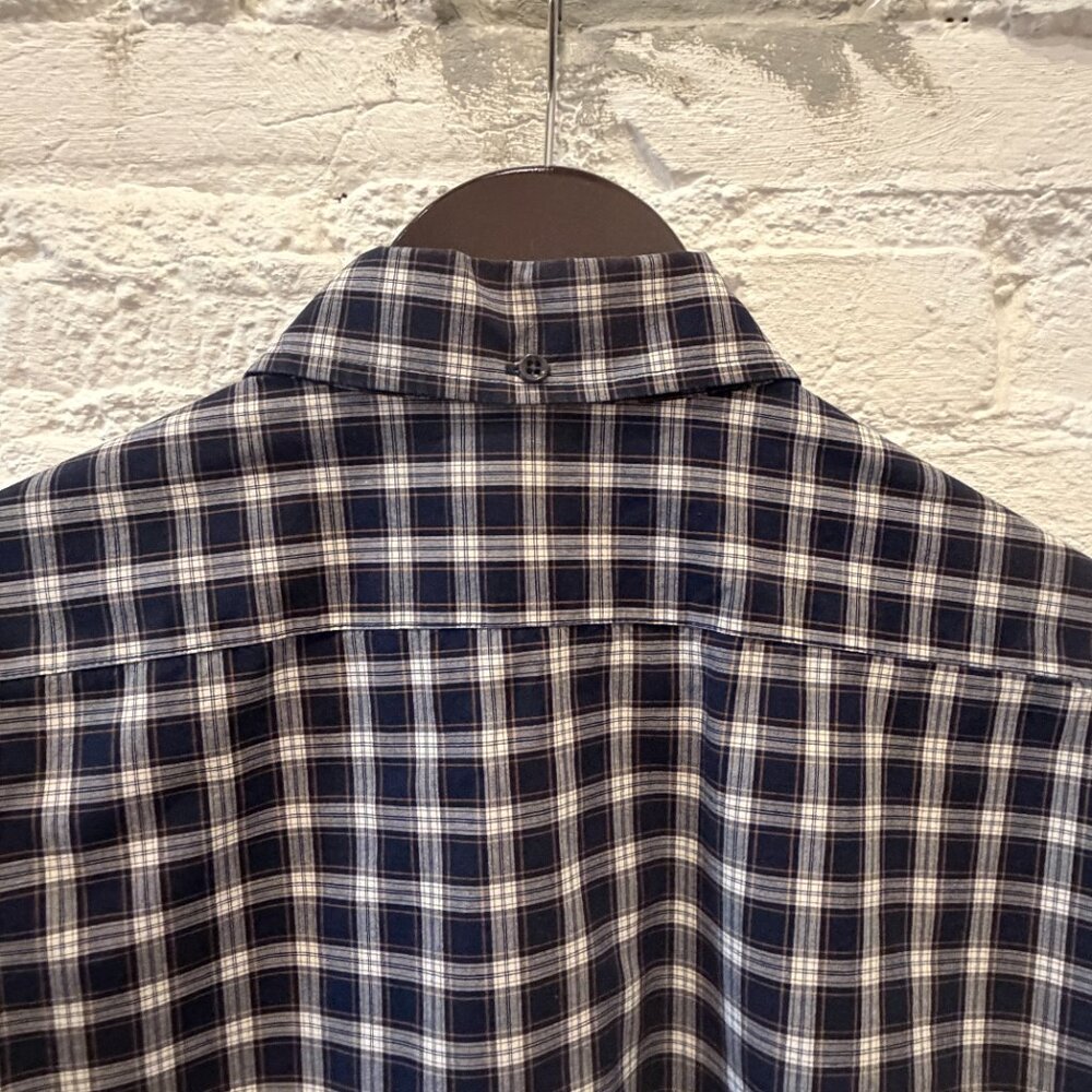 Taylor Stitch The Jack Button Down Shirt in Deep Blue Plaid, Size 44 (XL) - Picture 10 of 12